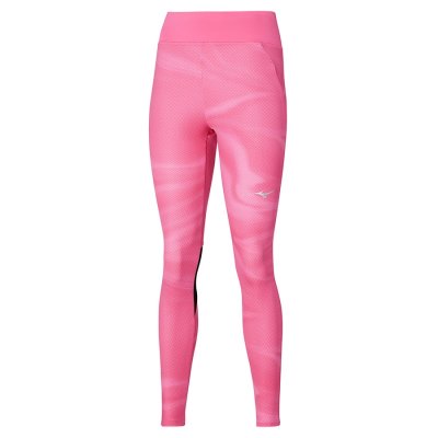 Mallas Mizuno Printed Mujer - Coral - Chile M038KTADPJ